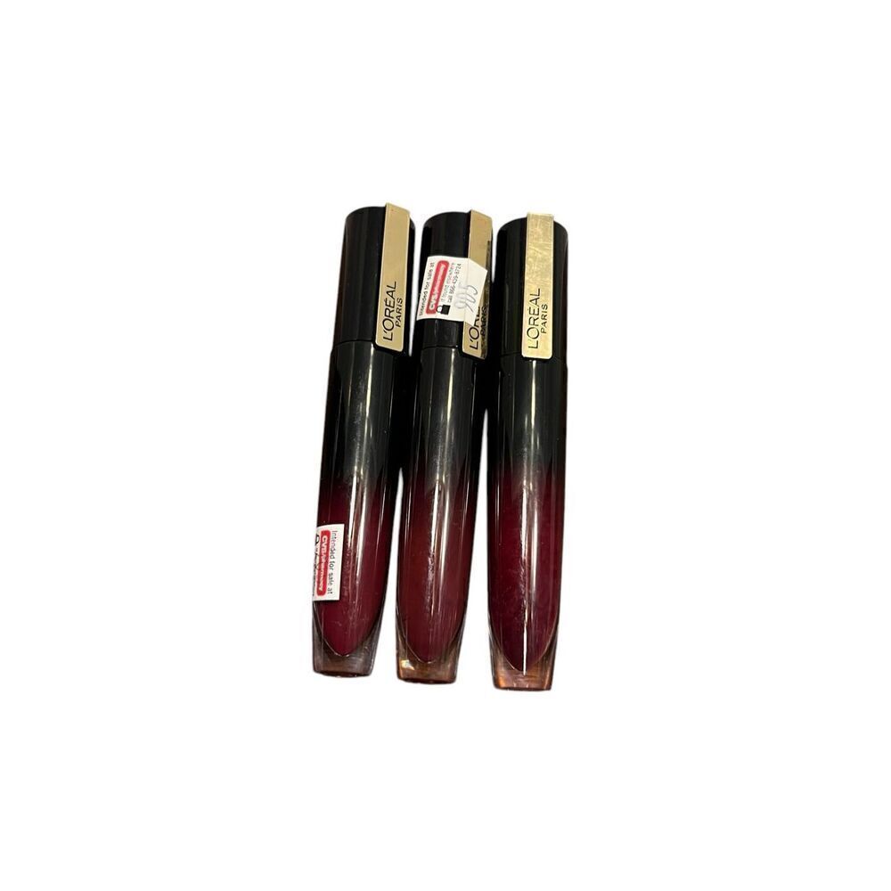 3 L'Oreal Paris Makeup Signature Shiny Lip color #313 Be Rebellious lipstick